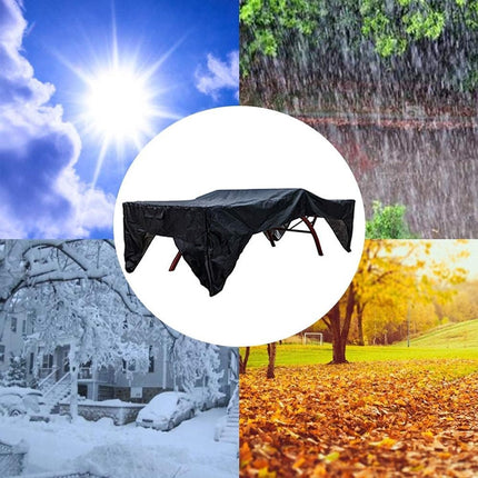 Table tennis table cover - Protective cover for table tennis table - Outdoor table tennis cover - Waterproof - Dustproof - Robust - Table tennis cover - Protective cover for folding table - Indoor and outdoor table tennis table cover - Ping pong table - B.