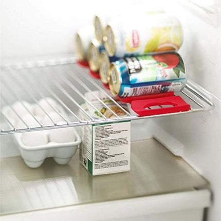 2 pieces - Bottle rack - Beverage bottle rack - Refrigerator bottle holder - Wine rack - silicone refrigerator bottle holder - refrigerator cup holder - easy to stack refrigerator bottle holder - for kitchen fridge, countertop, pantry - 30.6*9.5 cm - blac.