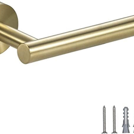 Wall-mounted toilet roll holder - Paper towel holder - waterproof - rustproof - 304 stainless steel toilet roll holder for bathroom - with screws - bathroom accessories - 163*80*47 mm - gold.