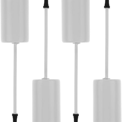 4 pieces - Candle holder - candle holder - candlestick - Christmas wreath candle holders - metal candlestick - Christmas decorations - home decoration - candle accessories - 2.5*2.5*11 cm - white.