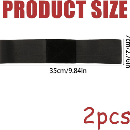 2 pieces - Golf Swing Training Band - golf swing training aids - golf swing trainer - golf training aids - golf accessories for beginners - for movement correction - for men, women and children - 35*7 cm - black.