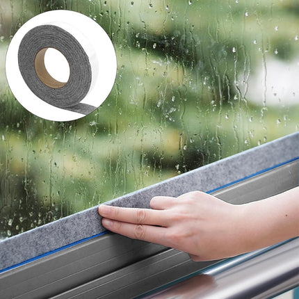 Moisture-resistant strips for windows - 3cm*4m - Absorbing condensation strips for window felt - Absorbent stickers - Self-adhesive strip - Anti-condensation felt pads - Anti-condensation strips for windows - Window glass Water-absorbing Sticker - Moistur.