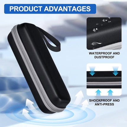 Electric Toothbrush Travel Case - Toothbrush Holder - Toothbrush Storage Box - Protective Cover - Portable Hard Protective Storage Bag - Toothbrush Travel Case - Suitable for Oral B - Black.