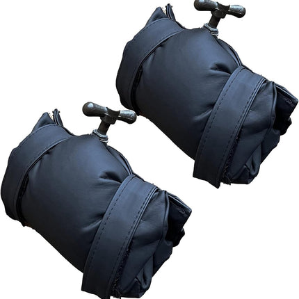 2 Pieces Frost Protection Cover - Tap Freeze Cover - Frost-Free Outdoor Tap Protection Cover - Outdoor Tap Covers - Frost Protection - Outdoor Tap Cover - Frost Protection Facade Tap - Frost Cover - Anti-frost - Waterproof Reusable - Black.
