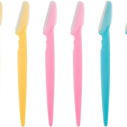 6 pieces eyebrow trimmer - eyebrow blade - Facial Safety Eyebrow Razor - razor blades - Exfoliating dermaplaning tool for women and men - blades - facial razor blades.