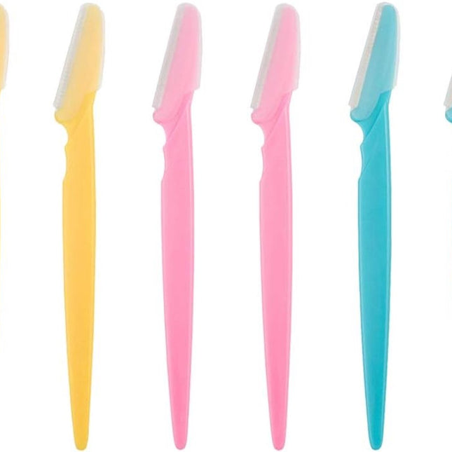 6 pieces eyebrow trimmer - eyebrow blade - Facial Safety Eyebrow Razor - razor blades - Exfoliating dermaplaning tool for women and men - blades - facial razor blades.
