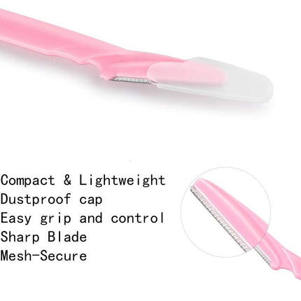 6 pieces eyebrow trimmer - eyebrow blade - Facial Safety Eyebrow Razor - razor blades - Exfoliating dermaplaning tool for women and men - blades - facial razor blades.