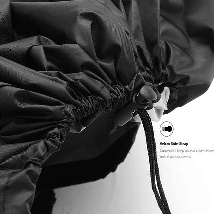 210D Waterproof Table Tennis Table Cover - Table Tennis Table Cover - Waterproof, windproof and UV-resistant - Dustproof - Table Tennis Table Protector - Protective Cover - Foldable Table Tennis Table Cover for Indoor and Outdoor Use - Black - 165×70×185c.