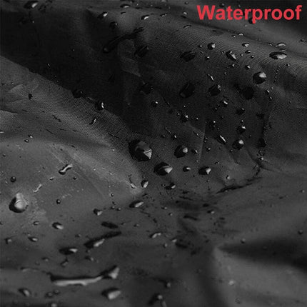 210D Waterproof Table Tennis Table Cover - Table Tennis Table Cover - Waterproof, windproof and UV-resistant - Dustproof - Table Tennis Table Protector - Protective Cover - Foldable Table Tennis Table Cover for Indoor and Outdoor Use - Black - 165×70×185c.