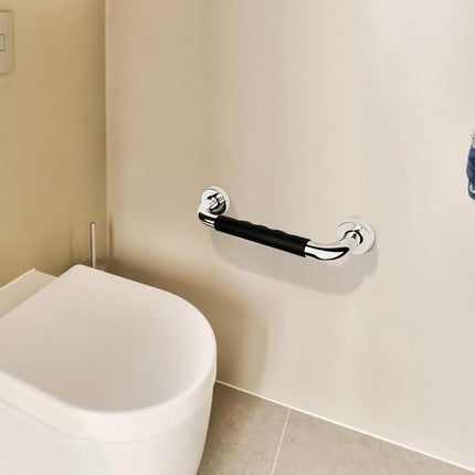 2 Pieces Toilet Grab Bars - 30 cm - Wall Grab Bar - Non-Slip Bathroom Grab Bars - Shower Grab Bars - Non-Slip Grab Bar - Toilet Grab Bar - Bathroom Grab Bars - Extra Grip - Stainless Steel Grab Bar for Shower - Shower Grab Bar - for the Elderly/Disabled/C.
