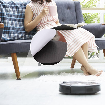 16 pieces - 6*1.65 cm - table leg risers - furniture leg cushions - EVA and felt materials - chair foot pads - self-adhesive furniture risers - table leg cushions - adjustable table heights - crash pads - multifunctional protective pad.