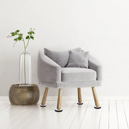 16 pieces - 6*1.65 cm - table leg risers - furniture leg cushions - EVA and felt materials - chair foot pads - self-adhesive furniture risers - table leg cushions - adjustable table heights - crash pads - multifunctional protective pad.