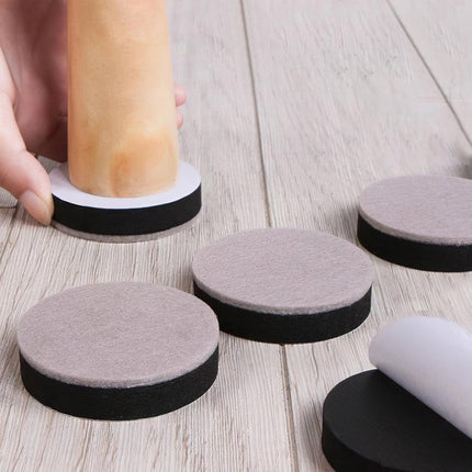 16 pieces - 6*1.65 cm - table leg risers - furniture leg cushions - EVA and felt materials - chair foot pads - self-adhesive furniture risers - table leg cushions - adjustable table heights - crash pads - multifunctional protective pad.