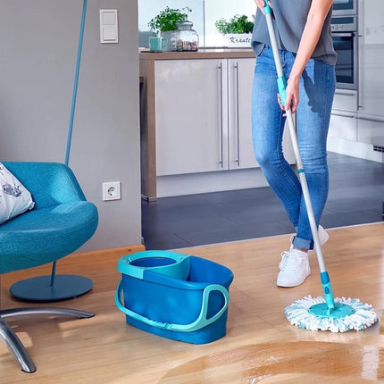 3 pieces - Mop refill - Replacement mop head - Suitable for Leifheit Clean Twist Disc Mop - Clean Twist Disc Mop Head - Mop Head Replacement Covers - Replacement Clean Twist Disc Mop - efficient water absorption - strong cleaning - 35 cm.