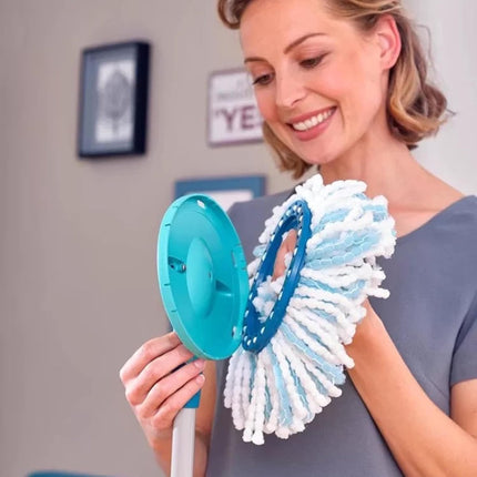 3 pieces - Mop refill - Replacement mop head - Suitable for Leifheit Clean Twist Disc Mop - Clean Twist Disc Mop Head - Mop Head Replacement Covers - Replacement Clean Twist Disc Mop - efficient water absorption - strong cleaning - 35 cm.