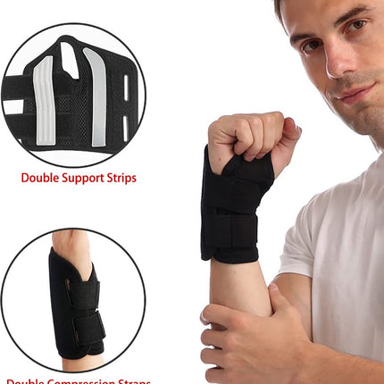 1 Pair Wrist Brace - Night Sleep Wrist Brace - Wrist Bandage - Wrist Reinforcer - Applicable wrist circumference less than 22 cm - Wrist Protection - Adjustable - cushioned support for pain relief in the carpal tunnel, tendinitis, and arthritis.