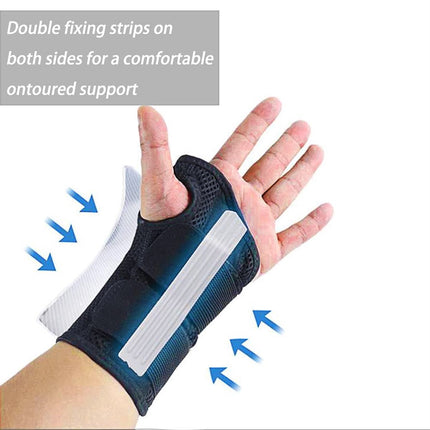 1 Pair Wrist Brace - Night Sleep Wrist Brace - Wrist Bandage - Wrist Reinforcer - Applicable wrist circumference less than 22 cm - Wrist Protection - Adjustable - cushioned support for pain relief in the carpal tunnel, tendinitis, and arthritis.