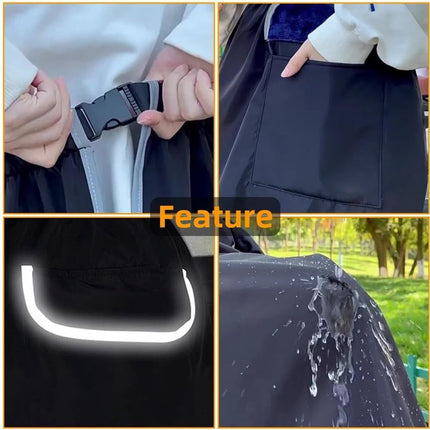 Scooter Leg Cover - Scooter Leg Cover - Leg Covers - Universal Leg Cover - Leg Warmer - Mobility Scooter Leg Cover - Scooter Blanket - Scooter Leg Cover - Winter Leg Protectors for Motorcycles - Windproof Leg Protector - for Motorcycle, Scooter - 130*90 c.