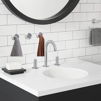 5 pieces - 42*22 mm - towel holders - self-adhesive round towel holders - towel hooks for wall mounting - no drilling required - push-in towel rack - for kitchen, bathroom, kitchen hooks - silver.