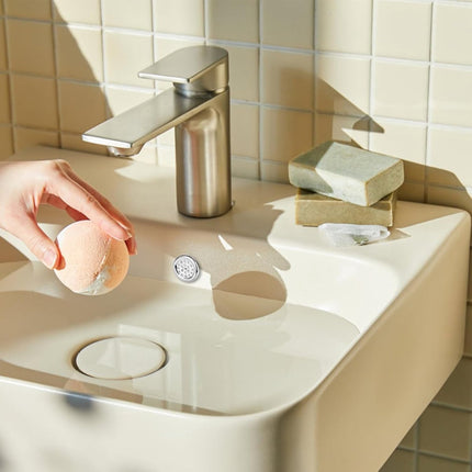 Washbasin Overflow Ring - 6 Pieces - Overflow Rings - Bathroom Overflow Ring - Sink Overflow - Drain Plug - Overflow Cover for Washbasin - Sink Overflow Ring - Round Hole Cover - Overflow Cover - For Sink, Washbasin and Kitchen.