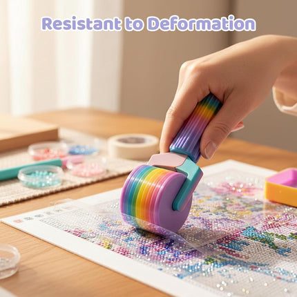 Diamond Painting Roller - Diamond Art Roller - Diamond painting accessory - Diamond painting tool - Art tools - Drawing and craft supplies - craft accessory - 10.5*2.8*4 cm - macaron colors (random color placement).