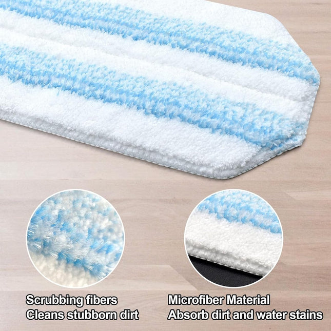 4 pack - Suitable for Vileda H2Pro Flatmop Replacement - Suitable for OCedar H2pro flatmop - For hard floors - mop head replacement - replacement microfiber mop heads - Machine washable - Reusable pad replacement - for deep cleaning.