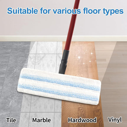 4 pack - Suitable for Vileda H2Pro Flatmop Replacement - Suitable for OCedar H2pro flatmop - For hard floors - mop head replacement - replacement microfiber mop heads - Machine washable - Reusable pad replacement - for deep cleaning.