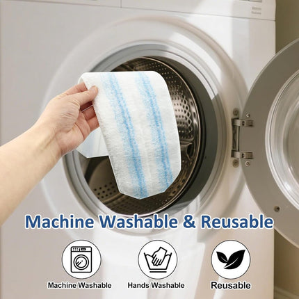 4 pack - Suitable for Vileda H2Pro Flatmop Replacement - Suitable for OCedar H2pro flatmop - For hard floors - mop head replacement - replacement microfiber mop heads - Machine washable - Reusable pad replacement - for deep cleaning.