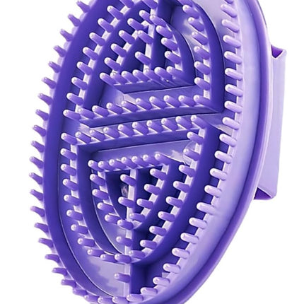 pieces - Massage Brush - Meridian Pressure Brush - Dry Brushing - Essential Oil Brush - Bath Brush - Body Scrub Bath Body Brush - SPA Massager - for Meridian Scalp Full Body Relaxation Massage, relieves muscle tension - Purple.