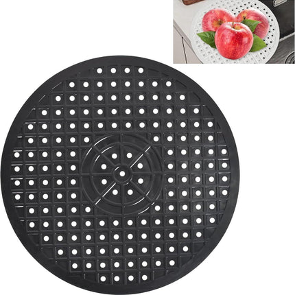 1 Piece Silicone Sink Mat - Washbasin Mat - Sink Mat - Sink Mats - Rubber Countertop Mat for Sink - Cuttable - Foldable - Non-slip - Round sink mat - Protective mat - For countertop - Round Black - ø 31 Cm.
