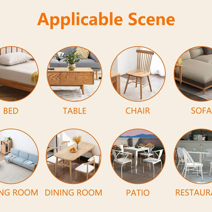 20 pieces - Chair Leg Caps - 32*32*34mm - furniture leg covers - Round rubber furniture leg protectors - Chair protector - floor protection - chair leg protectors - chair socks - for chair legs, table and sofa - black.