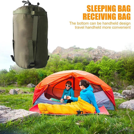 Compression bag - Sleeping bag compression bag - Sleeping bag storage bag - Storage bag - Backpacking storage bags - Portable sleeping bag storage bag - Lightweight backpack bag - Camping storage bag - for travel, camping and outdoor backpacking - Green -.