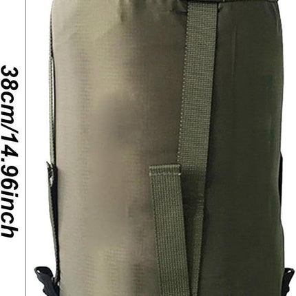 Compression bag - Sleeping bag compression bag - Sleeping bag storage bag - Storage bag - Backpacking storage bags - Portable sleeping bag storage bag - Lightweight backpack bag - Camping storage bag - for travel, camping and outdoor backpacking - Green -.