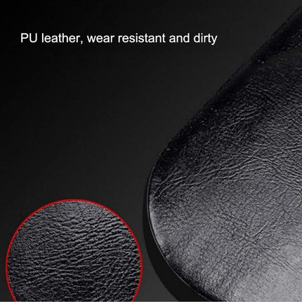Rear bicycle cushion - with a pair of bicycle pedals - black PU rear saddle - mountain bike back cushion - wide soft cushion - comfortable bicycle cushion - bicycle accessory - for school, sports, trail riding - 30*15*3.5 cm - black.