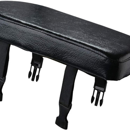 Rear bicycle cushion - with a pair of bicycle pedals - black PU rear saddle - mountain bike back cushion - wide soft cushion - comfortable bicycle cushion - bicycle accessory - for school, sports, trail riding - 30*15*3.5 cm - black.