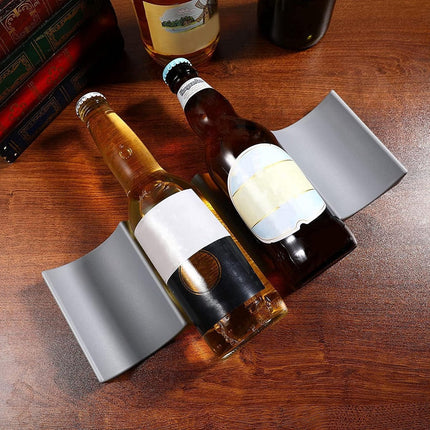 Bottle rack - Beverage bottle rack - Refrigerator bottle holder - Plastic bottle holder - Wine bottle holder - Wine rack - Storage organizer - Refrigerator organizer - Wine bottle display mat - Can holder - for wine bottles, refrigerator and pantry - 29.5.