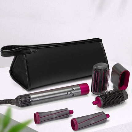 Suitable Travel Case - 1 piece - Organizer - Storage Bag - Travel Bag - Travel Pouch - PU Leather - Waterproof Hair Dryer Bag - Portable Hair Dryer Bag - For curling iron, comb, curling iron and hair dryer - Suitable for Dyson Supersonic and accessories -.