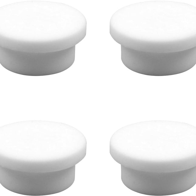 Washbasin Overflow Ring - 4 Pieces - Overflow Rings - Bathroom Overflow Ring - Sink Overflow - Drain Plug - Overflow Cover for Washbasin - Sink Overflow Ring - Round Hole Cover - Overflow Cover - For Sink, Washbasin and Kitchen