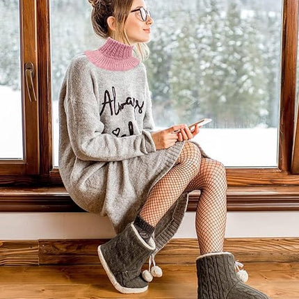 Pieces Faux Turtleneck - Faux Longneck Sweater - Women's Turtleneck - Women's Blouse Collar - Patch Turtleneck - Knitted Collar - Faux Knitted Collar - Turtleneck - Faux High Turtleneck - Fake Turtleneck - Turtleneck - Fake Turtleneck - Small Collar - Win.