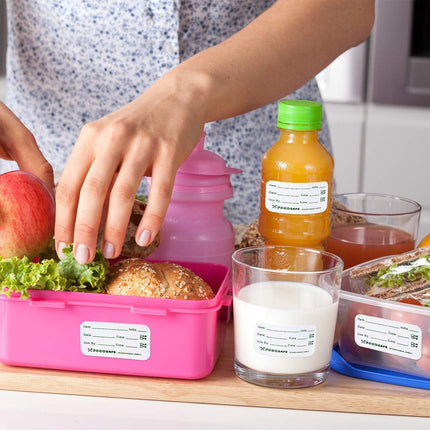 Freezer Labels Writable - 900 Pieces Freezer Stickers Writable - labels - food date labels - freezer stickers - removable freezer labels - Freezer Labels - Freezer Containers - Shelf life labels.