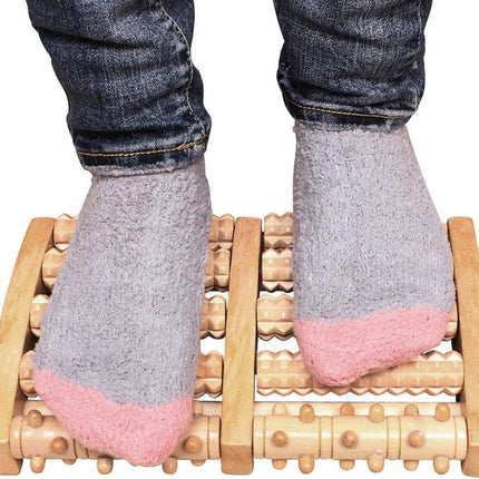 Foot Massager - Wooden Foot Massager - Foot Massager - Foot Massager Roller - Pain and Plantar Fasciitis, Massage Tools for Women and Men.