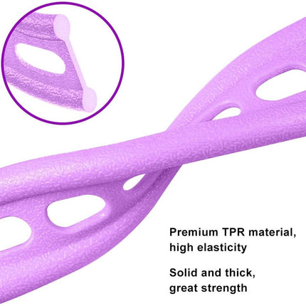Elastic Abdominal Trainer - Fitness Resistance Bands - Ab Trainer - Ab Roller - Ab Wheel - Abdominal Wheel - Resistance Fitness Resistance Pedal Band - Multifunctional Tension Cord - Training Aids - Leg Stretching - Fitness Equipment - Purple.