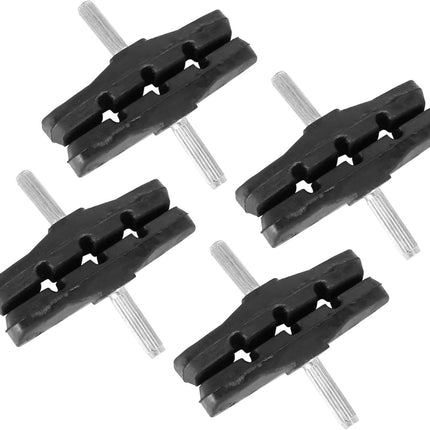 4 pairs - Brake pads - Bicycle brake pads - Bicycle Brake Pad Set - Brake shoe - Replacement brake pads - Brake pads for mountain bikes - Rubber bicycle brake pads - rubber road bike brake boot - bicycle accessories - for bicycles, mountain bikes - 70 mm