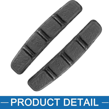 4 pairs - Brake pads - Bicycle brake pads - Bicycle Brake Pad Set - Brake shoe - Replacement brake pads - Brake pads for mountain bikes - Rubber bicycle brake pads - rubber road bike brake boot - bicycle accessories - for bicycles, mountain bikes - 70 mm.