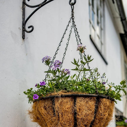 pieces - 16 inch - Plant hanger - Flowerpot hook - Lantern hook - Garden hook - Plant hook - hanging basket chains - with 3 chains - black chain with hooks - for hanging plants and flowerpots - 40 cm - black.