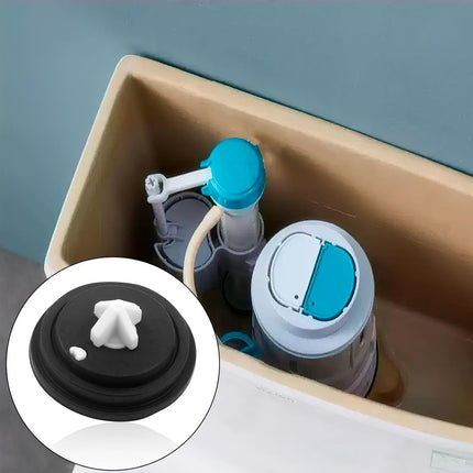 3 pieces - Toilet cistern drain valve - Flush tank inlet diaphragm - inlet diaphragms for toilet cistern - valve diaphragm - sealing diaphragm - toilet inlet float diaphragm rings - rings for toilet cisterns - WC drain seal - toilet accessories.