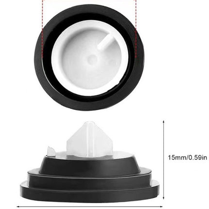 3 pieces - Toilet cistern drain valve - Flush tank inlet diaphragm - inlet diaphragms for toilet cistern - valve diaphragm - sealing diaphragm - toilet inlet float diaphragm rings - rings for toilet cisterns - WC drain seal - toilet accessories.