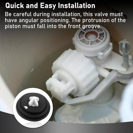 3 pieces - Toilet cistern drain valve - Flush tank inlet diaphragm - inlet diaphragms for toilet cistern - valve diaphragm - sealing diaphragm - toilet inlet float diaphragm rings - rings for toilet cisterns - WC drain seal - toilet accessories.