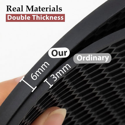 Silicone Pot Holders - Round - Pot Holders - Glass Coasters - Heat-Resistant Pot Holders - For Pots and Pans - Insulation Mats - Durable Non-Slip - Heat-Resistant Mats - Durable Flexible - Black.