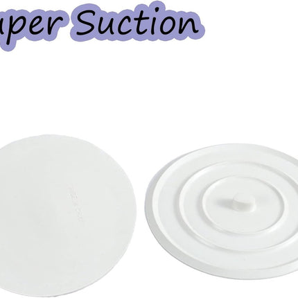 Pieces Silicone Bathtub Drain Stopper - Drain Plug - Universal Bath Stopper - Sink Plug - Bath Plug - Drain Stopper for Bath and Washbasin - Sink Stopper - Drain Plugs - Washbasin Bath Plug - for kitchens, bathrooms, laundries - White.